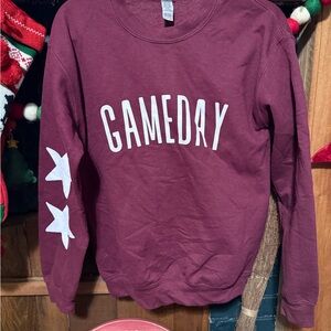 Gameday Burgundy Crewneck Sweatshirt on Gildan